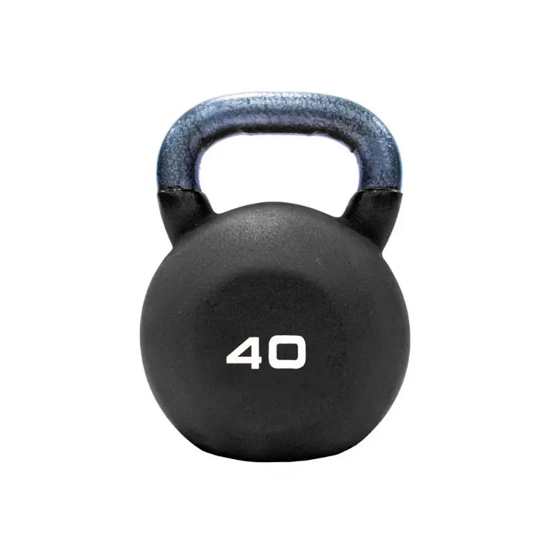 The Jordan JORDAN Neoprene Kettlebell, color-coded in orange with a metal handle and white 24 on the front, is ideal for strength and functional training. Displayed on a white background.