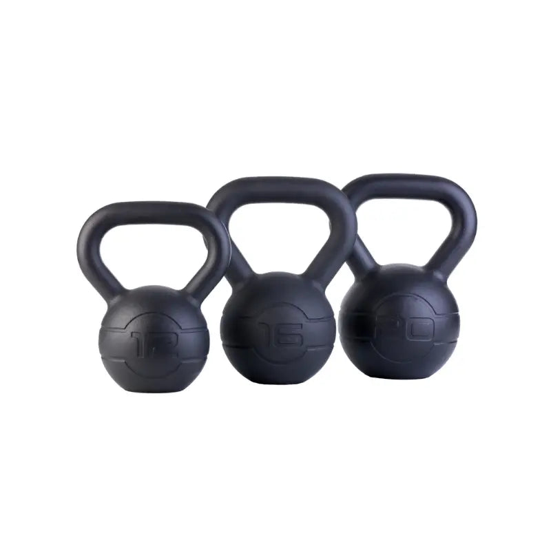 The JORDAN Cast Iron Kettlebell by Jordan features a one-piece design, wide handle, and “40” embossed on the front for weight. BSI approved and perfect for home strength workouts. Shown on a plain white background.