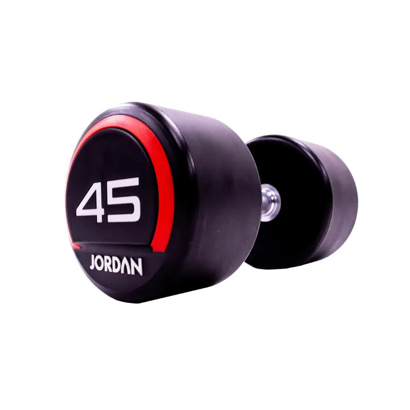 JORDAN Premium Urethane Dumbbells – Commercial Grade, 2.5kg–50kg - Home Gym Pro