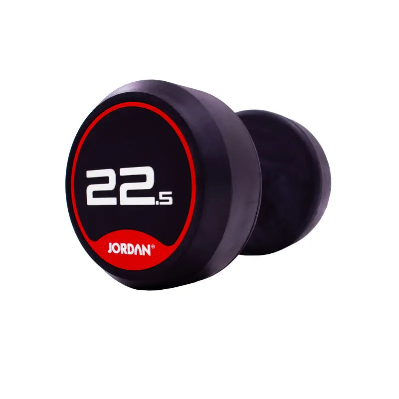 JORDAN Solid Rubber Dumbbells – Premium Weights for Strength & Functional Fitness - Home Gym Pro