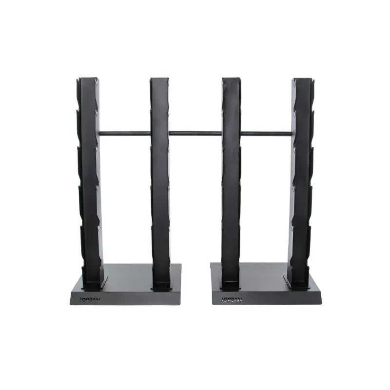 JORDAN Vertical Dumbbell Storage Racks – 10 & 12 Pair Space-Saving Stands - Home Gym Pro