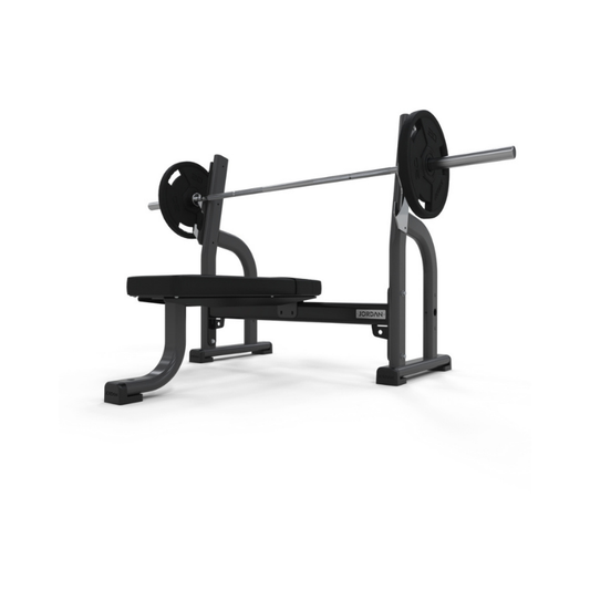 JORDAN Olympic Flat Bench – Commercial Weight Bench - Home Gym Pro