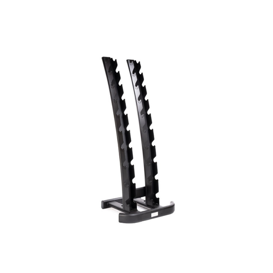 MYO Strength 10 Pair Vertical Curved Dumbbell Rack – Space-Saving Commercial Storage