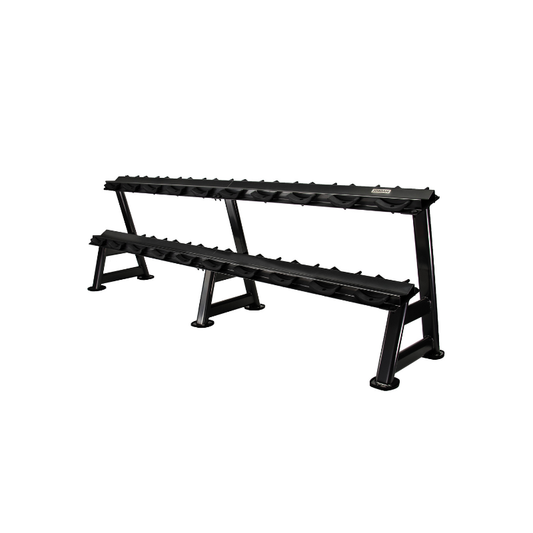 JORDAN 2-Tier Heavy-Duty Steel Dumbbell Storage Rack – 10 Pair