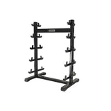 JORDAN Fixed Barbell Rack – Vertical 5-Bar Storage - Home Gym Pro
