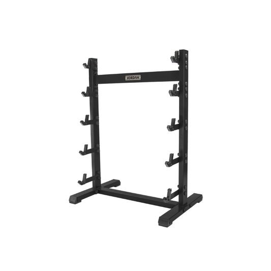 JORDAN Fixed Barbell Rack – Vertical 5-Bar Storage