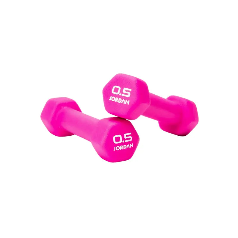 JORDAN Neoprene Studio Dumbbells – Colour-Coded Hex Weights for Home & Studio - Home Gym Pro