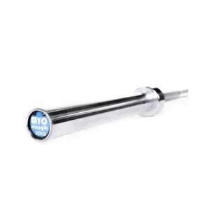 MYO Strength 7ft Olympic Barbell – 20kg | 30mm Grip | 1000lb Max Load | Hard Chrome Finish MYO Strength