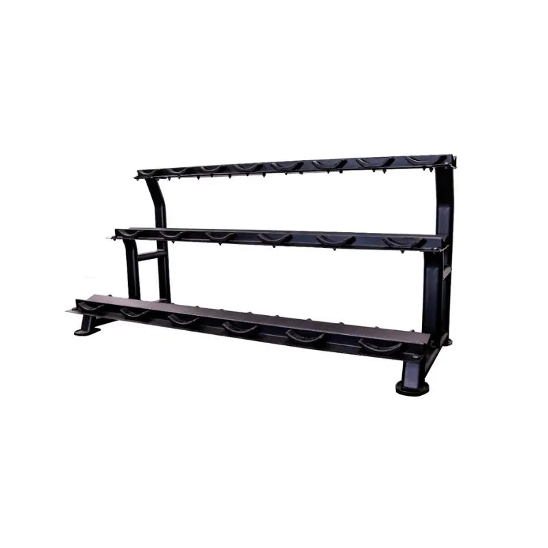 JORDAN 3-Tier Heavy-Duty Dumbbell Rack – 10 Pair Capacity - Home Gym Pro