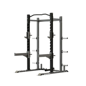 MYO Strength Half Rack | 50x100mm Steel | Integrated Storage & Band Pegs | Compact Power Solution MYO Strength