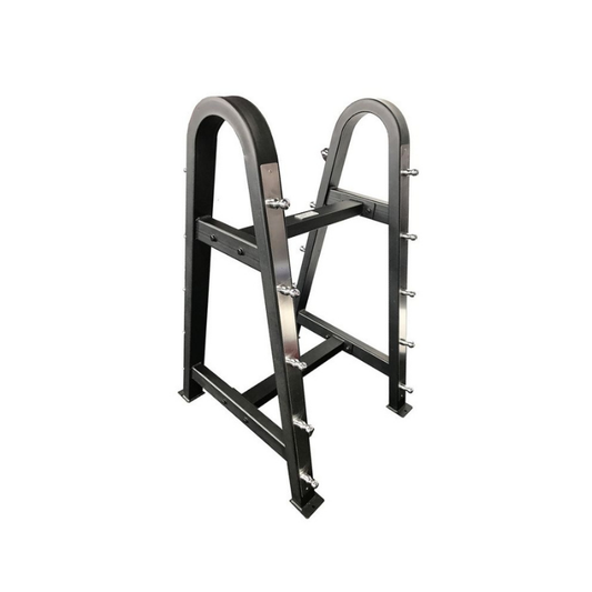 MYO Strength 10 Bar Double Sided Barbell Rack – EZ & Straight Bar Compatible