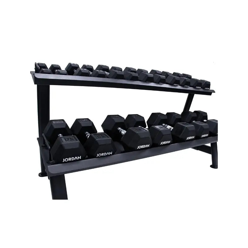 JORDAN Urethane HEX Dumbbells – Anti-Roll, Durable & Versatile - Home Gym Pro