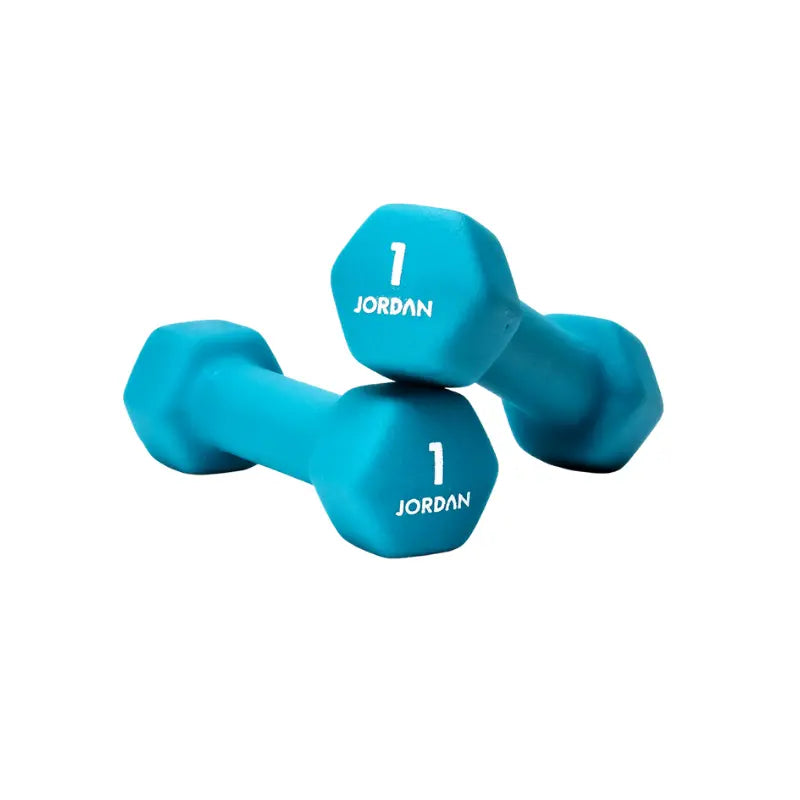 JORDAN Neoprene Studio Dumbbells – Colour-Coded Hex Weights for Home & Studio - Home Gym Pro