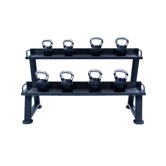 JORDAN Two-Tier Kettlebell Storage Rack – 12 Kettlebell Capacity