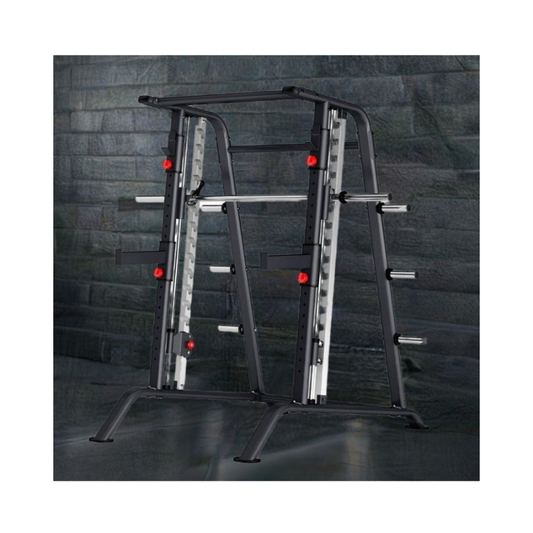 MYO Strength Smith Machine / Squat Rack – 2-in-1 Power Rack & Smith System with Integrated Storage