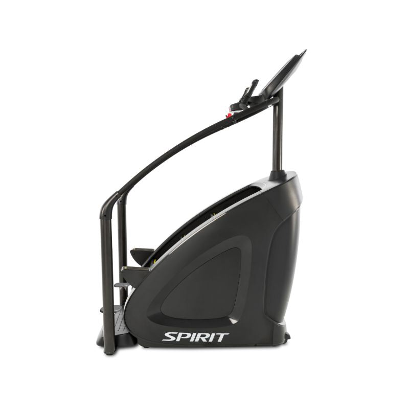 Black Stair Climber with 'Spirit' branding on a white background