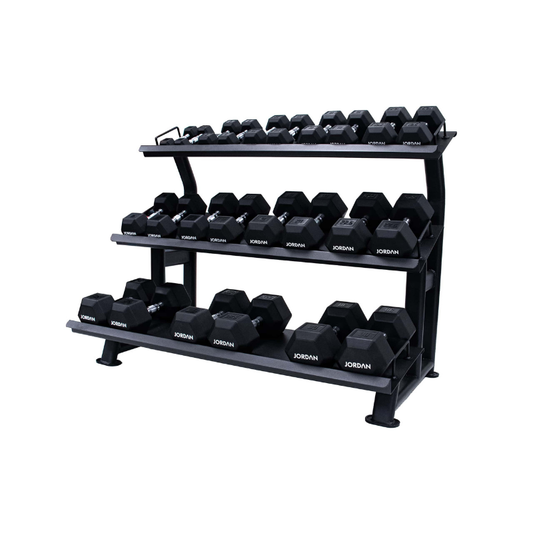 JORDAN Hex Dumbbell Storage Rack – Two & Three Tier Options