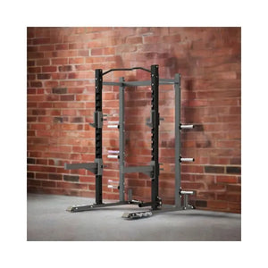 MYO Strength Half Rack | 50x100mm Steel | Integrated Storage & Band Pegs | Compact Power Solution MYO Strength