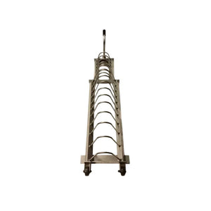 MYO Strength Olympic Plate Storage Rack – 16 Slot | 250kg Capacity | Wheeled Plate Tree MYO Strength