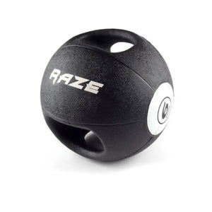 RAZE Dual Grip Medicine Ball – Functional Strength & Core Control with Ergonomic Handles - Home Gym Pro