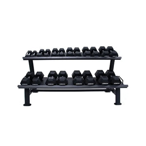 JORDAN Hex Dumbbell Storage Rack – Two & Three Tier Options - Home Gym Pro