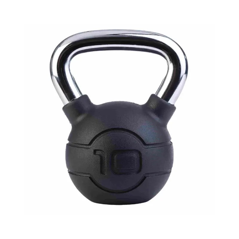 JORDAN Chrome/Rubber Kettlebells – 4kg to 24kg Set - Home Gym Pro