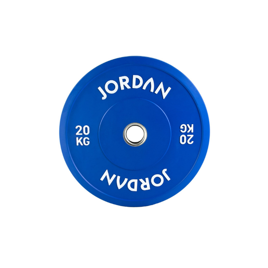 JORDAN Coloured Rubber Bumper Plates | Olympic Standard | 100kg & 150kg Sets Available