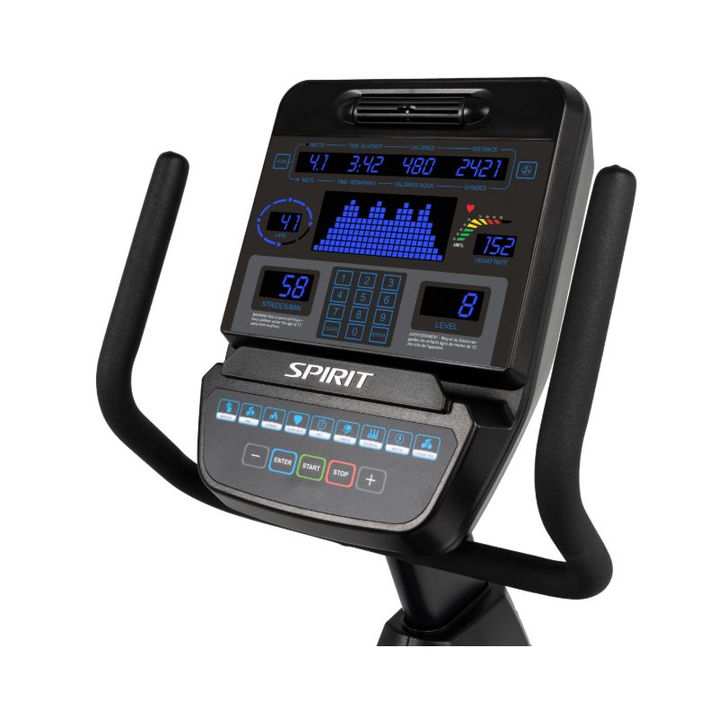 recumbent exercise bike console