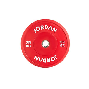 JORDAN Coloured Rubber Bumper Plates | Olympic Standard | 100kg & 150kg Sets Available - Home Gym Pro