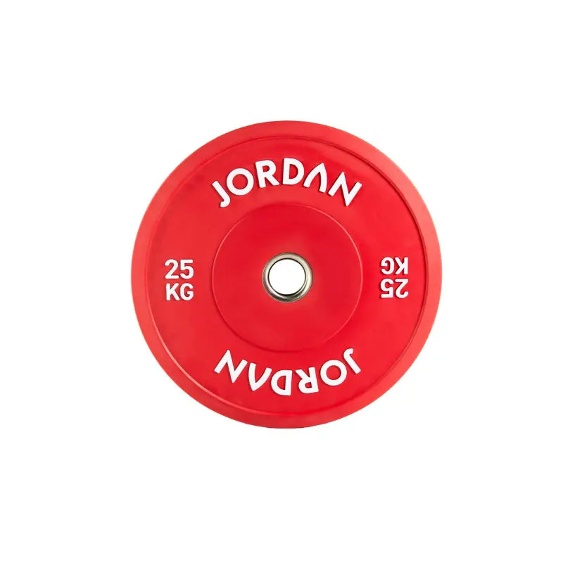 JORDAN Coloured Rubber Bumper Plates | Olympic Standard | 100kg & 150kg Sets Available - Home Gym Pro