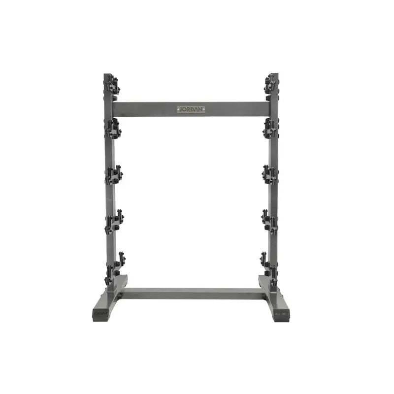 JORDAN Fixed Barbell Rack – Vertical 5-Bar Storage - Home Gym Pro