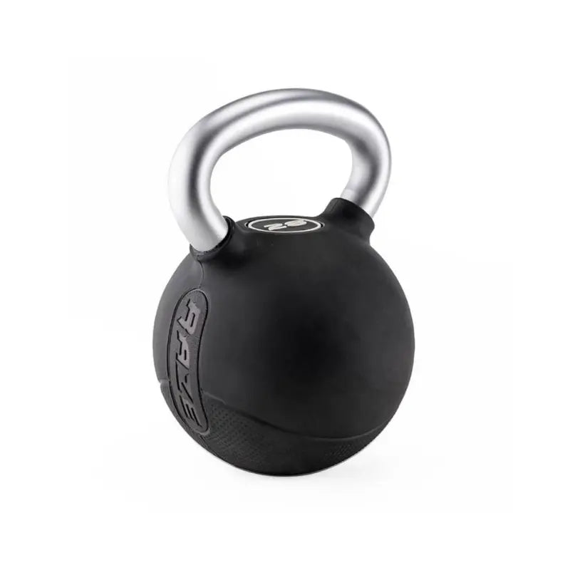 RAZE Premium Rubber Kettlebell – Ergonomic Chrome Handle for Functional Fitness - Home Gym Pro