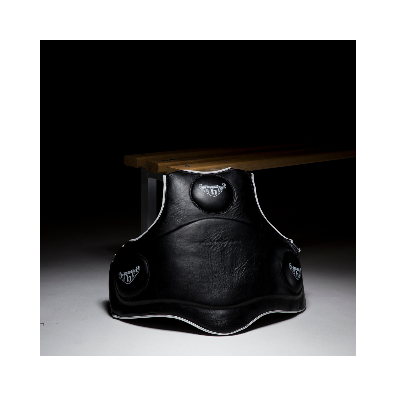 HATTON BOXING Leather Boxing Body Protector – Heavy-Duty Coach Chest Pad Hatton