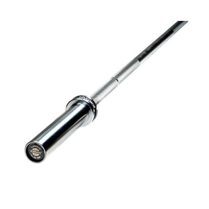 The JORDAN Lightweight Aluminium Technique Bar (7kg, 1830mm) from Jordan features a knurled grip and rotating sleeves, making it ideal for Olympic training and strength exercises.