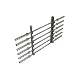 JORDAN Wall Mounted Olympic Bar Holder – 6-Bar Rack (SAVE 30%) Jordan