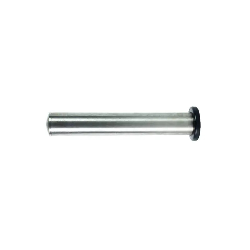 The Jordan J75 Weight Plate Storage Peg is a cylindrical metal rod with a rounded tip and flat, wide head, designed as an add-on for Olympic plate storage solutions, shown isolated on a white background.