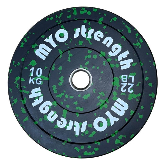 MYO Strength Rubber Bumper Plates - Speckled