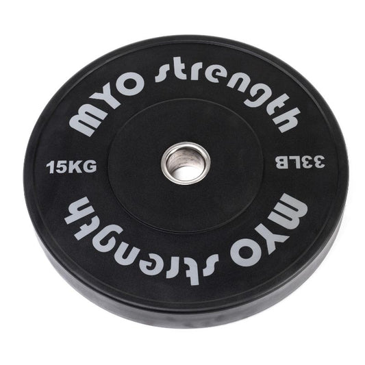 MYO Strength Rubber Bumper Plates - Black