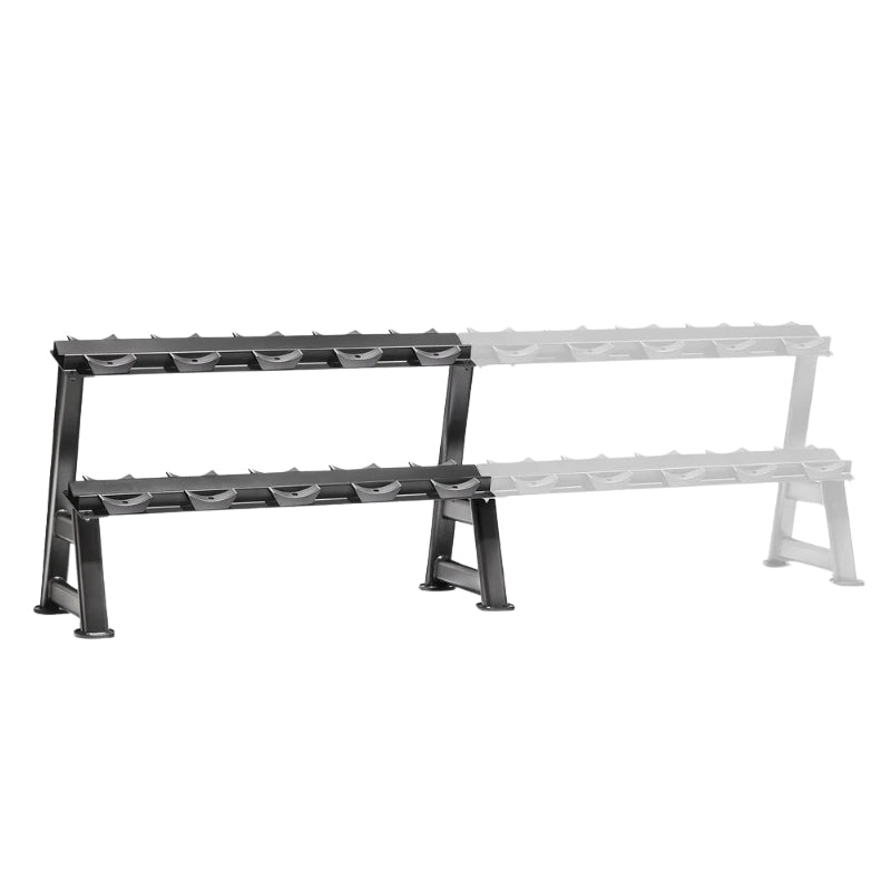 SPIRIT FITNESS - Modular Dumbbell Rack (2-Tier)