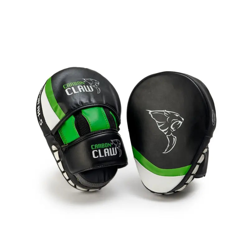 CARBON CLAW Arma AX-5 Series Hook & Jab Pads – Premium Leather Coaching Pads - Home Gym Pro