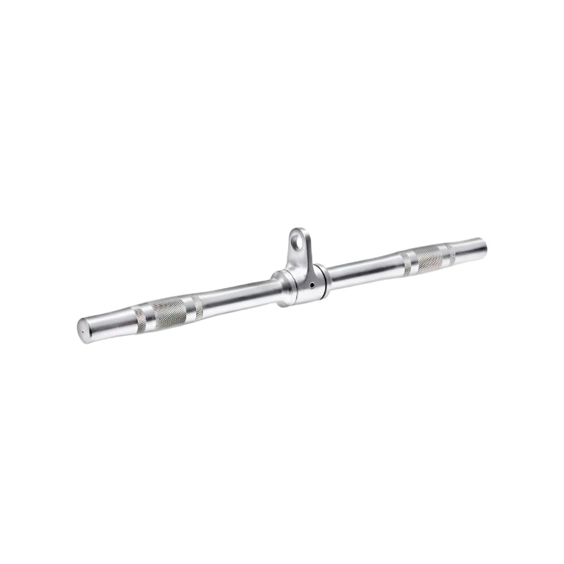 Straight bar cable attachment on a white background