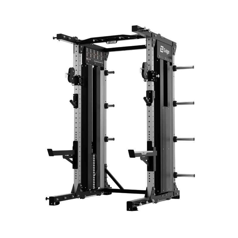 EXIGO E80 Elite Cable Half Rack on a white background 