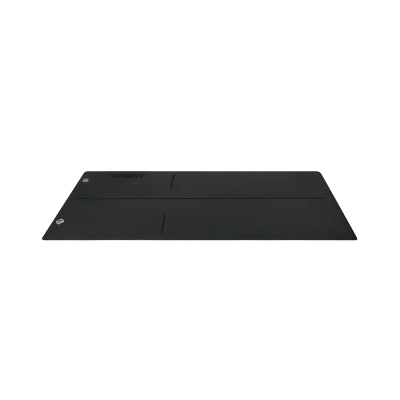 Black mat on a white background